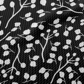 Small Lily Of The Valley Flowe Birdseye Piqué