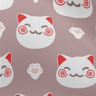 Full Of Luck Cat Chiffon