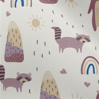 Harmless Forest Animals Chiffon