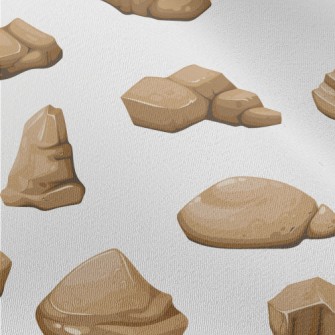 Strange Shaped Stones Chiffon