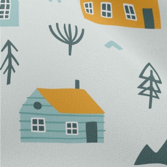 Lovely Forest Cottage Chiffon