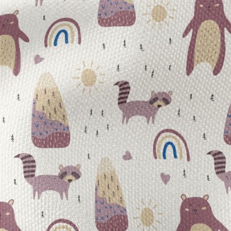 Harmless Forest Animals Waterproof Canvas