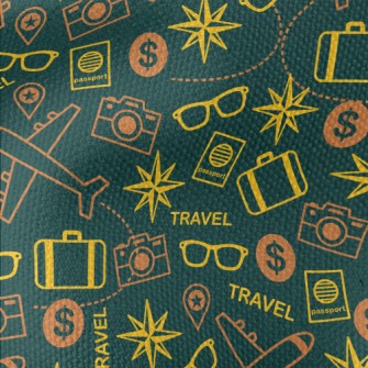 Around The World Tour Waterproof Canvas