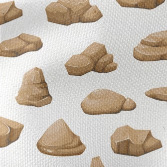 Strange Shaped Stones Waterproof Canvas