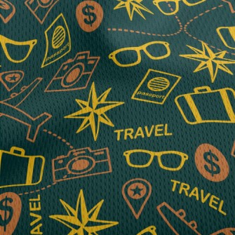 Around The World Tour Athletic Mesh Flat Back