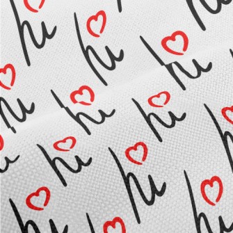 Cursive Love Hi Performance Linen