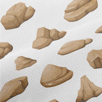 Strange Shaped Stones Performance Linen