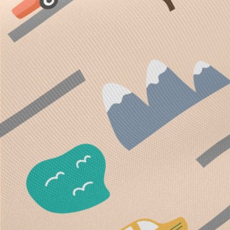 Happy Travel Car Twill