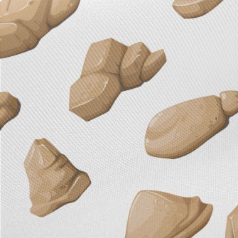 Strange Shaped Stones Twill