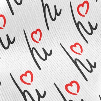 Cursive Love Hi Standard Corduroy