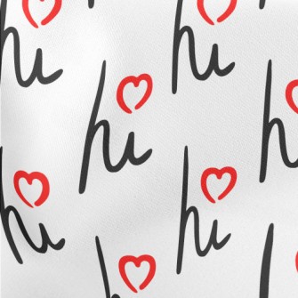 Cursive Love Hi Stretch Ponte