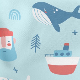 Ship Whale Captain Stretch Ponte