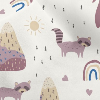 Harmless Forest Animals Micro Fleece