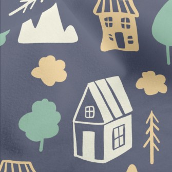 Graffiti Country House Micro Fleece