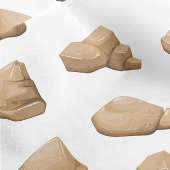 Strange Shaped Stones Micro Fleece