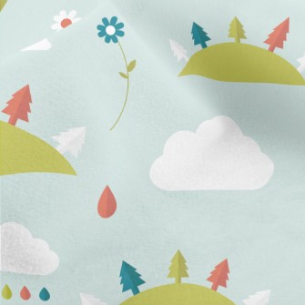 Hill Trees Micro Fleece