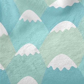Snow Mountain Top Minky