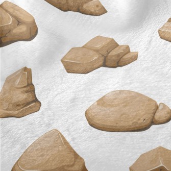 Strange Shaped Stones Minky