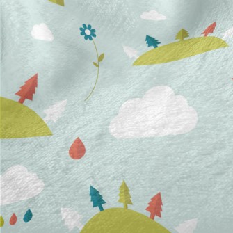 Hill Trees Minky