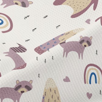 Harmless Forest Animals Piqué