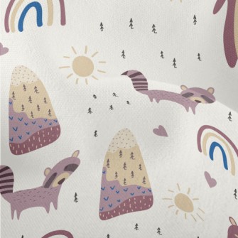 Harmless Forest Animals Lightweight Performance Linen