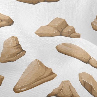 Strange Shaped Stones Lightweight Performance Linen