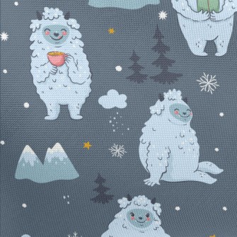 Cute Snow Monster In The Mount Pongee