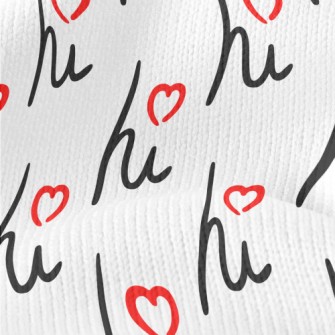 Cursive Love Hi Stretch Jersey