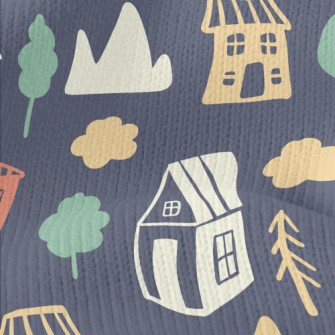 Graffiti Country House Stretch Jersey