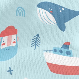 Ship Whale Captain Stretch Jersey