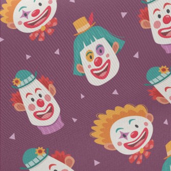 Bring Joy To The Clown Midweight Cotton Poplin