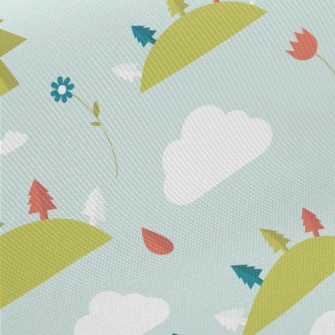Hill Trees Midweight Cotton Poplin
