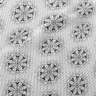 Radial Geometry Birdseye Piqué