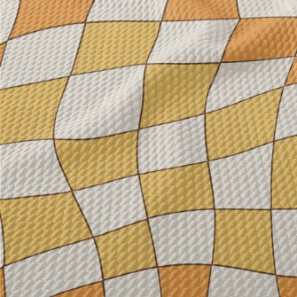 Distorted Blocks Birdseye Piqué