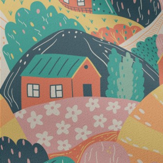 Rural Hillside House Chiffon
