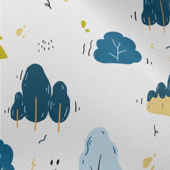 Forest Small Trees Chiffon