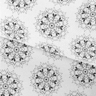 Radial Geometry Waterproof Oxford