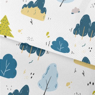 Forest Small Trees Waterproof Oxford
