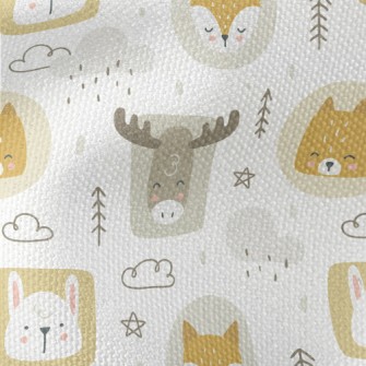 Cute Forest Animals Waterproof Canvas