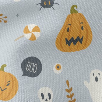 Halloween Pumpkin Ghost Waterproof Canvas