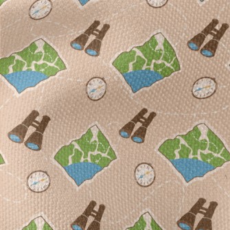 Binoculars Compass Map Waterproof Canvas