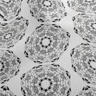 Weird Geometric Composition Athletic Mesh Flat Back