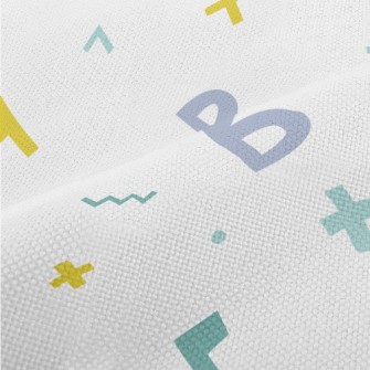 Cute Geometry ABC Performance Linen