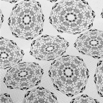 Weird Geometric Composition Performance Linen