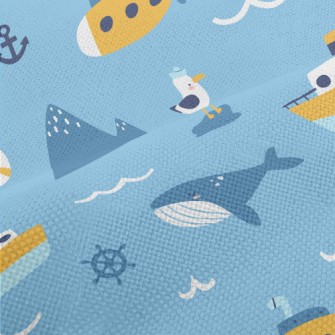Big Ship Submarine Seagull Performance Linen