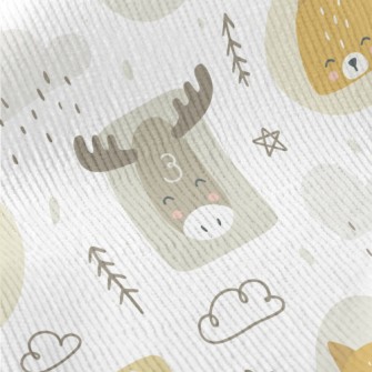Cute Forest Animals Standard Corduroy