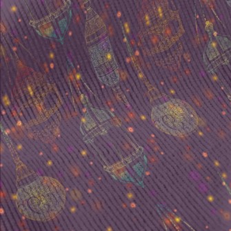 Exquisite Carved Chandelier Standard Corduroy