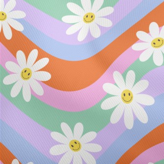 Colorful Smiling Flowers Dobby