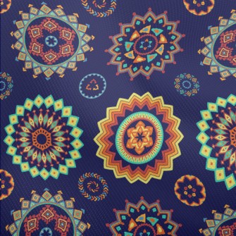 Colorful Ethnic Patterns Dobby