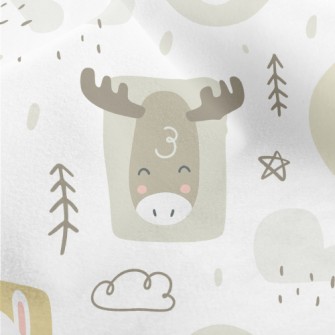 Cute Forest Animals Micro Fleece
